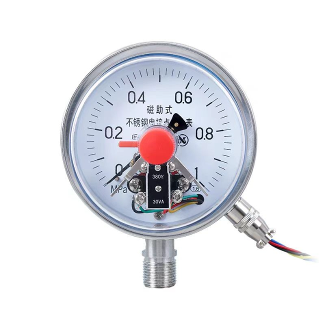 磁助電接點壓力表