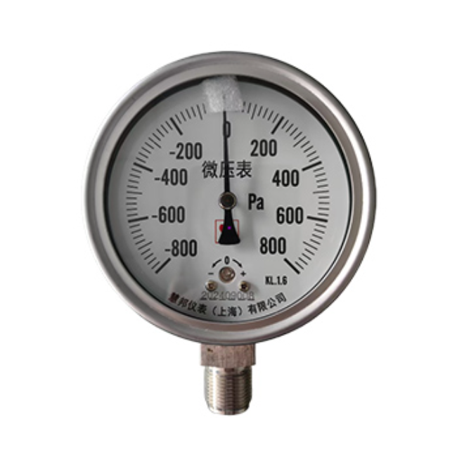 不銹鋼微壓表